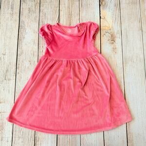 Girls 5 JUMPING BEANS  Velvet Pink Dress